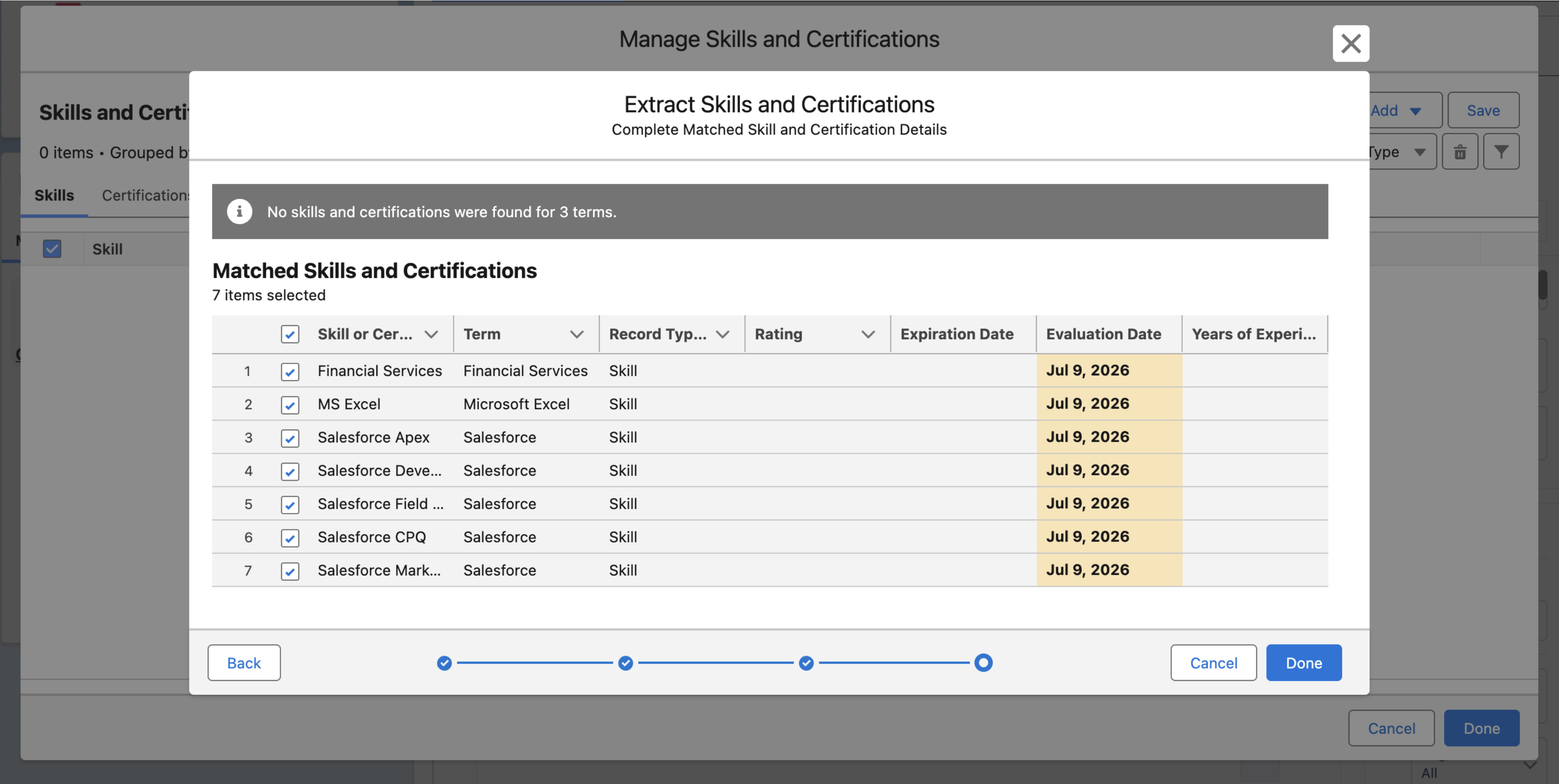 Manage Skills and Certifications: Extract Skills from CV